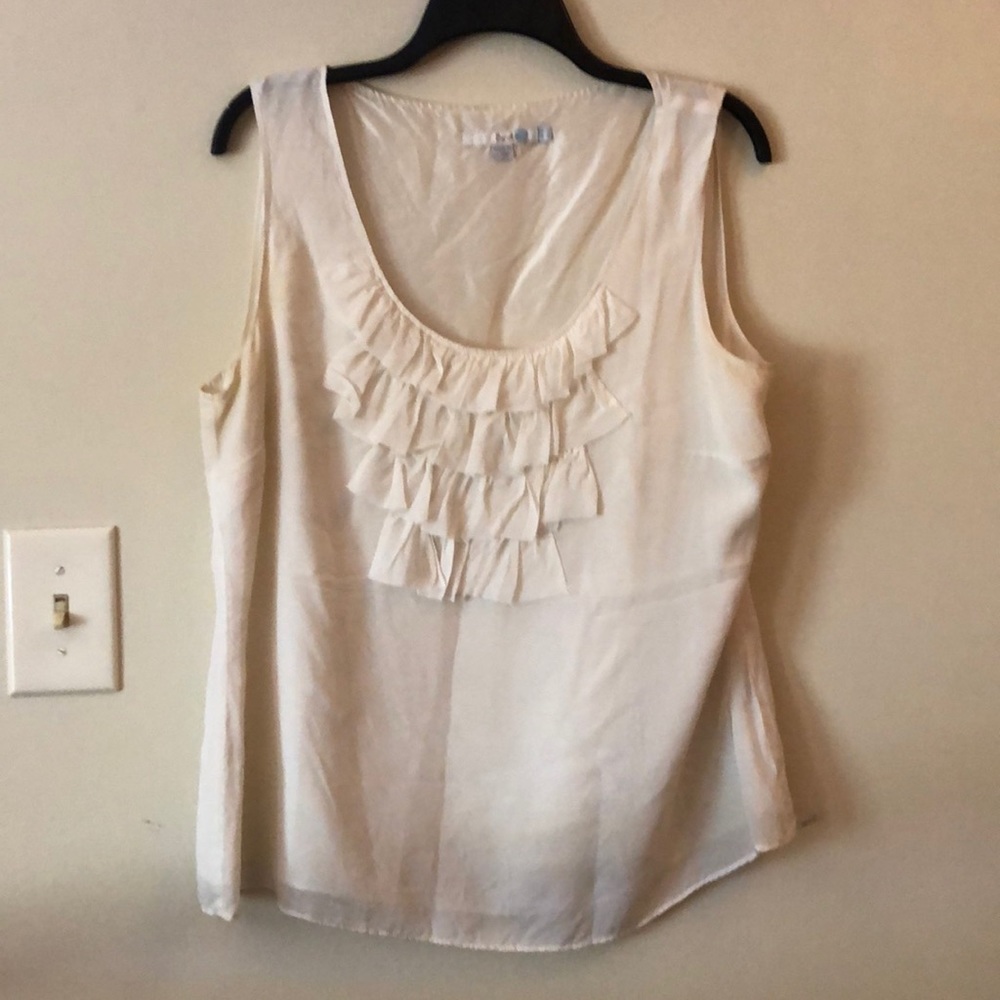 Light Ruffle Tank Top